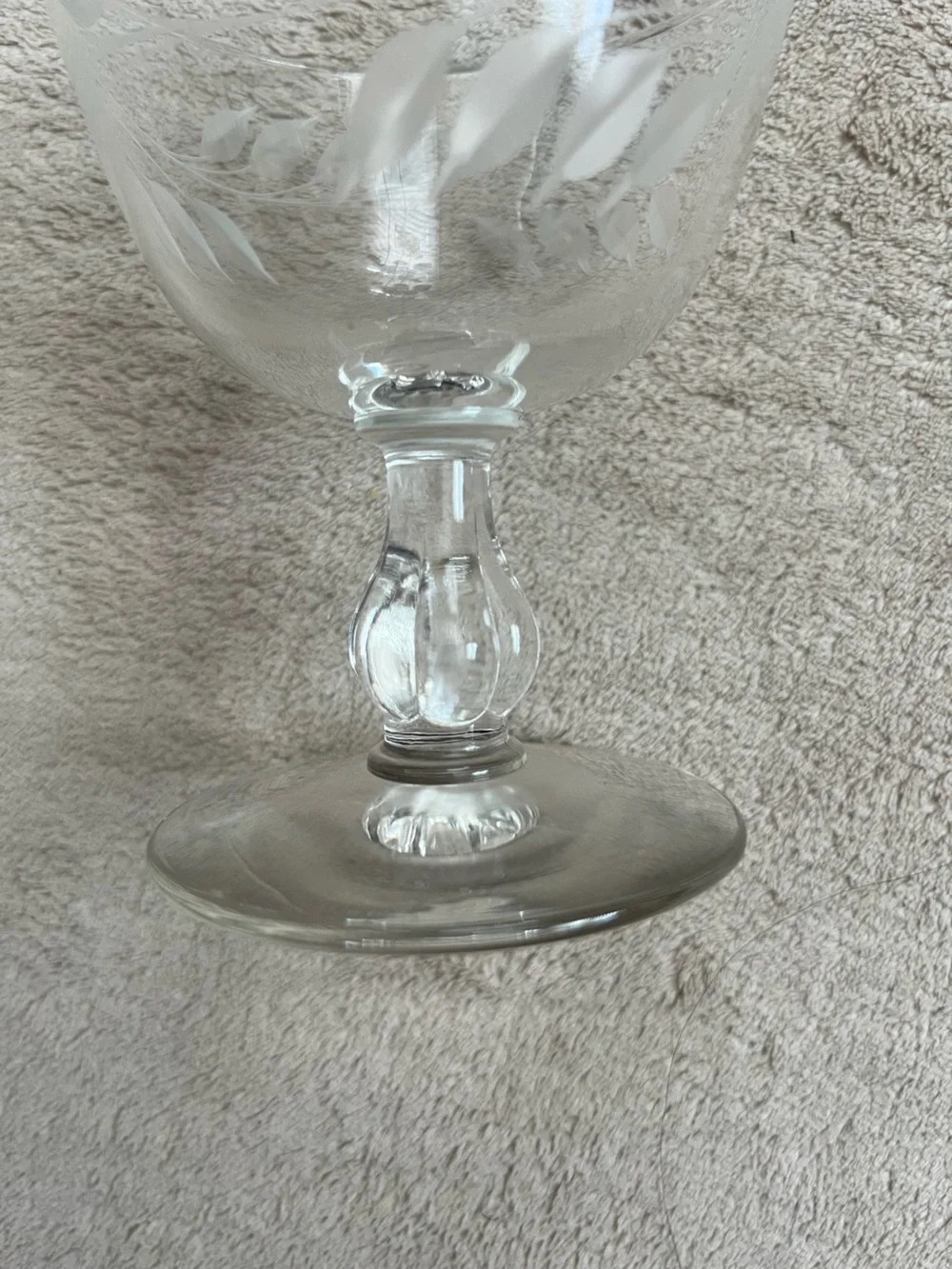Vintage Libbey Glass Goblet Set
